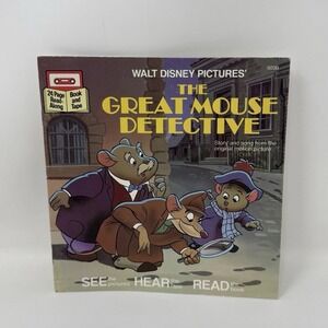 WALT DISNEY'S THE GREAT MOUSE DETECTIVE (1986, Paperback Book ONLY)